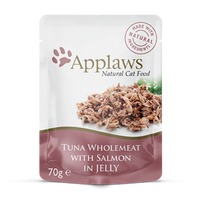 Applaws - Natural Wet Cat Food - Tuna with Salmon in Jelly - 70g Pouch