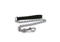 Ancol - Leather Chain Lead, Black