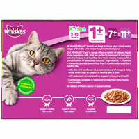 Whiskas - Adult Wet Cat Food Poultry in Jelly 100g pouch - 12 pack