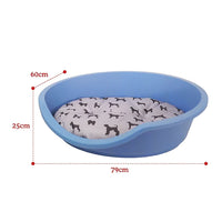 Rosewood - Eco Line Plastic Pet Bed - Slate Blue - 80cm