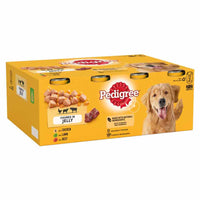 Mars - Pedigree Dog Food in Jelly - Chicken, Lamb, Beef - 12 Cans (385g)