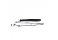 Ancol - Leather Chain Lead, Black