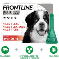 Frontline Plus Spot On XLarge Dog (40-60kg)