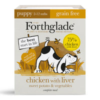 Forthglade - Complete Puppy Grain Free, Chicken Liver & Vegetables - 395g