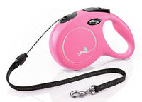 Flexi - Classic Retractable Cord 8m - Medium - Pink