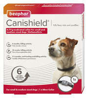 Beaphar - Canishield®, Flea & Tick Collar for Small & Medium Dogs