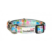 Doodlebone - Padded Collar, Pastel Paint Splat