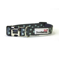#Doodlebone - Padded Collar, Grey Stars Glow - Size 1-2