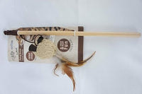 All For Pets - Lamb Wool Flying Mouse Cat Teaser - Asst  Colour