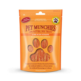 Pet Munchies - Natural Dog Treats - Chicken Strips - 320g