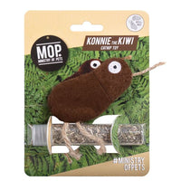 Ministry Of Pets - Konnie The Kiwi Catnip Toy With Catnip Tube