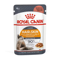 Royal Canin - Hair & Skin Cat Care Pouch In Gravy, 85g