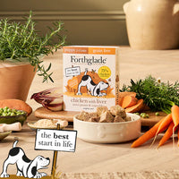 Forthglade - Complete Puppy Grain Free, Chicken Liver & Vegetables - 395g