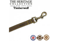 Ancol - Timberwolf Leather Lead - 1mx19mm (max 50kg)