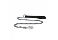 Ancol - Leather Chain Lead, Black