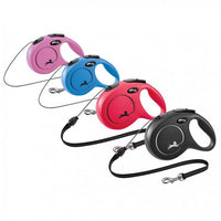 Flexi - Classic Retractable Cord 8m - Medium - Pink