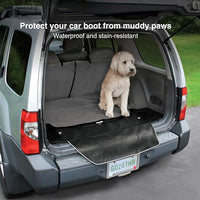 Kurgo - Cargo Cape, Dog Car and SUV Boot Liner, Waterproof & Stain-Resistant, Includes Bumper Guard, Hampton Sand