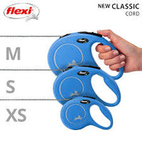 Flexi - Classic Retractable Cord 8m - Small - Blue
