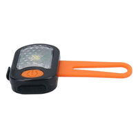 Animal Instincts - Flashing Safety Waterproof Rectangle USB Blinker - Orange