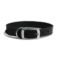 Ancol - Classic Leather Collar, Black