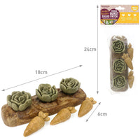 Rosewood - Boredom Breaker Veggie Burst Salad Patch - Small Animal Treats - 200g