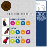 Ancol - Red Cable Knit Jumper