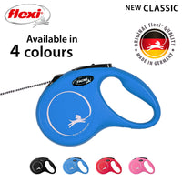Flexi - Classic Retractable Cord 8m - Small - Blue