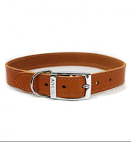 Ancol - Classic Leather Collar, Tan