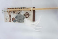 All For Pets - Lamb Wool Flying Mouse Cat Teaser - Asst  Colour