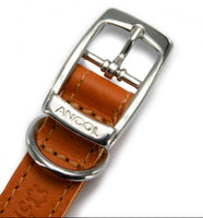 Ancol - Classic Leather Collar, Tan