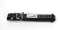 Doodlebone - Padded Collar, Coal Leopard Reflective