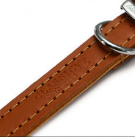 Ancol - Classic Leather Collar, Tan