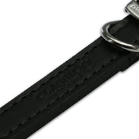 Ancol - Classic Leather Collar, Black