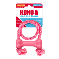 Kong - Puppy Goodie Bone With Rope - XSml