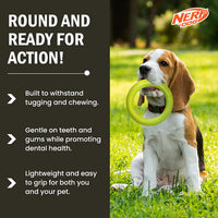Nerf Dog - Toss & Tug Ring Dog Toy
