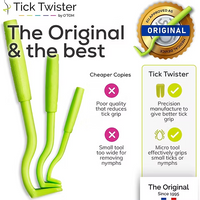 O'Tom - Tick Twister, Tick Remover For People & Pets - 3pc