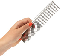 Mikki - Stainless Steel Comb & Hard Pin Slicker Brush
