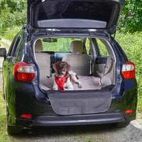 Kurgo - Cargo Cape, Dog Car and SUV Boot Liner, Waterproof & Stain-Resistant, Includes Bumper Guard, Hampton Sand