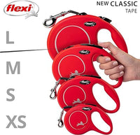 Flexi - Classic Retractable Tape 5m - Large - Red