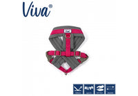 Ancol - Viva Nylon Padded Harness - Red - Large (52-71cm)