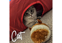 Ancol - Jittery Mice Cat Toy - Brown/White