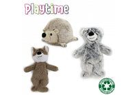 Ancol - Playtime Super Soft Rope Ball Bellies - Assorted Dog Toy