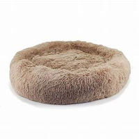 Ancol - Sleepy Paws Super Plush Donut Bed - Oatmeal - Small (50cm)