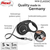 Flexi - Classic Retractable Tape 5m - Small - Black