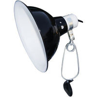 Komodo - Black Dome Clamp Lamp Fixture - 21cm