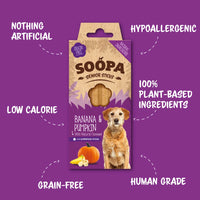 Soopa - Natural Dental Sticks Senior - Banana & Pumpkin - 100g