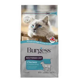 Burgess - Neutered Cat Complete Food - Chicken - 1.5kg