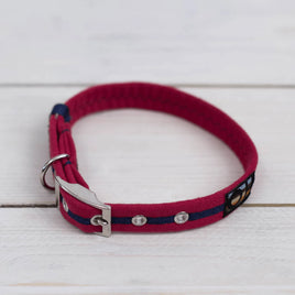 Oscar & Hooch - Dog Collar - Bold Berry Red - Extra Small