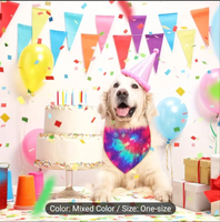 Assorted Pattern Dog Bandana - Medium  (24-26")