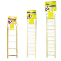 Happy Pet - Wooden Bird Ladder - Medium (9 Step)